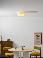 Layered Fabric Ceiling Light – Soft Diffused Glow for Modern Interiors