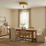 Layered Fabric Ceiling Light – Soft Diffused Glow for Modern Interiors