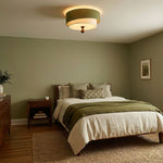 Layered Fabric Ceiling Light – Soft Diffused Glow for Modern Interiors