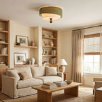 Layered Fabric Ceiling Light – Soft Diffused Glow for Modern Interiors