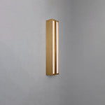 Layered Blade Brass LED Wall Sconce for Modern Interiors
