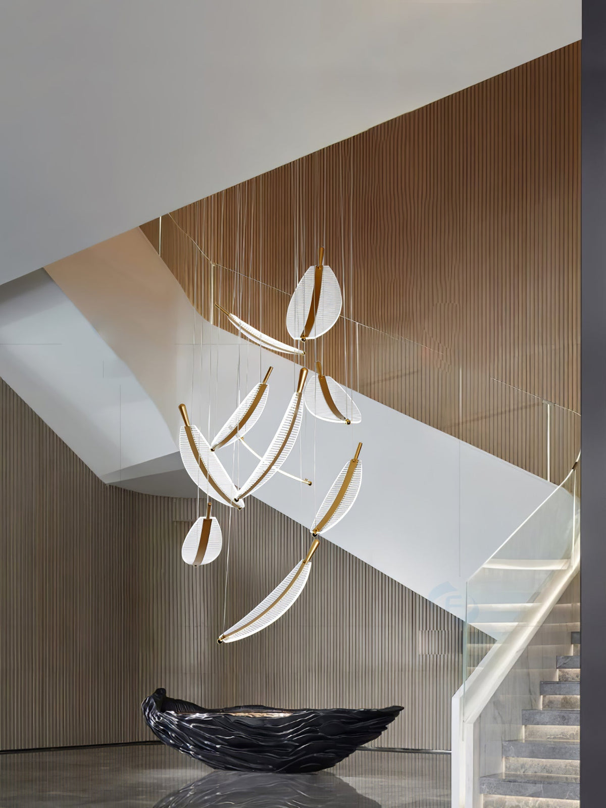 Leaf Led Chandelier