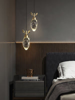 Leaves Water Drops Pendant Light