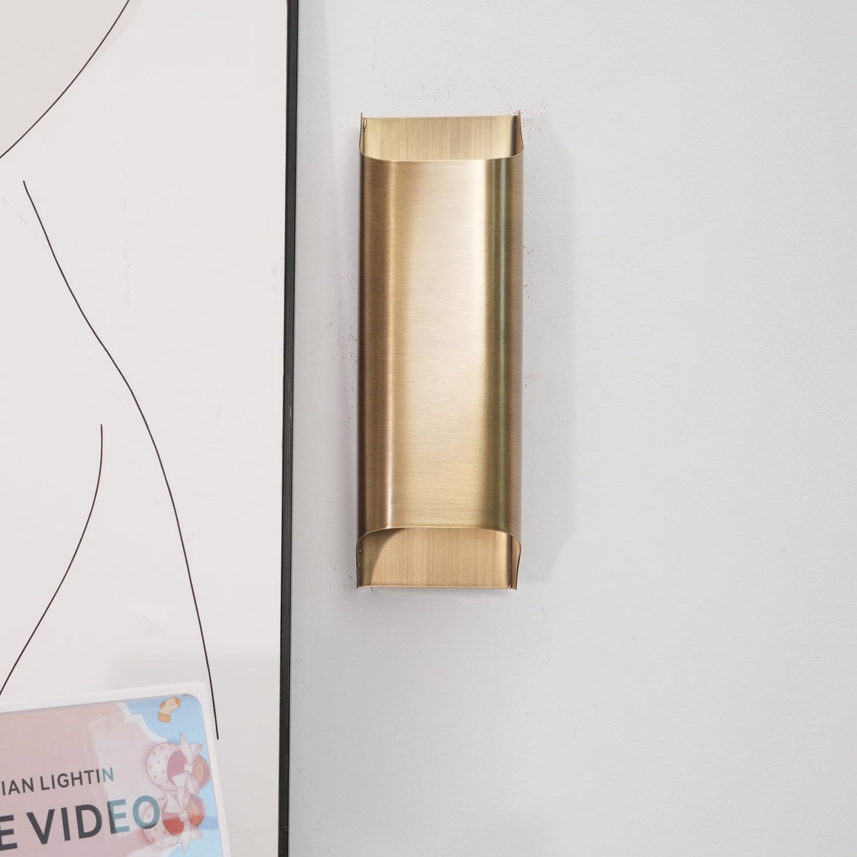 Leclerc Brass Wall Sconce – Handcrafted Solid Brass Lighting for Modern Interiors