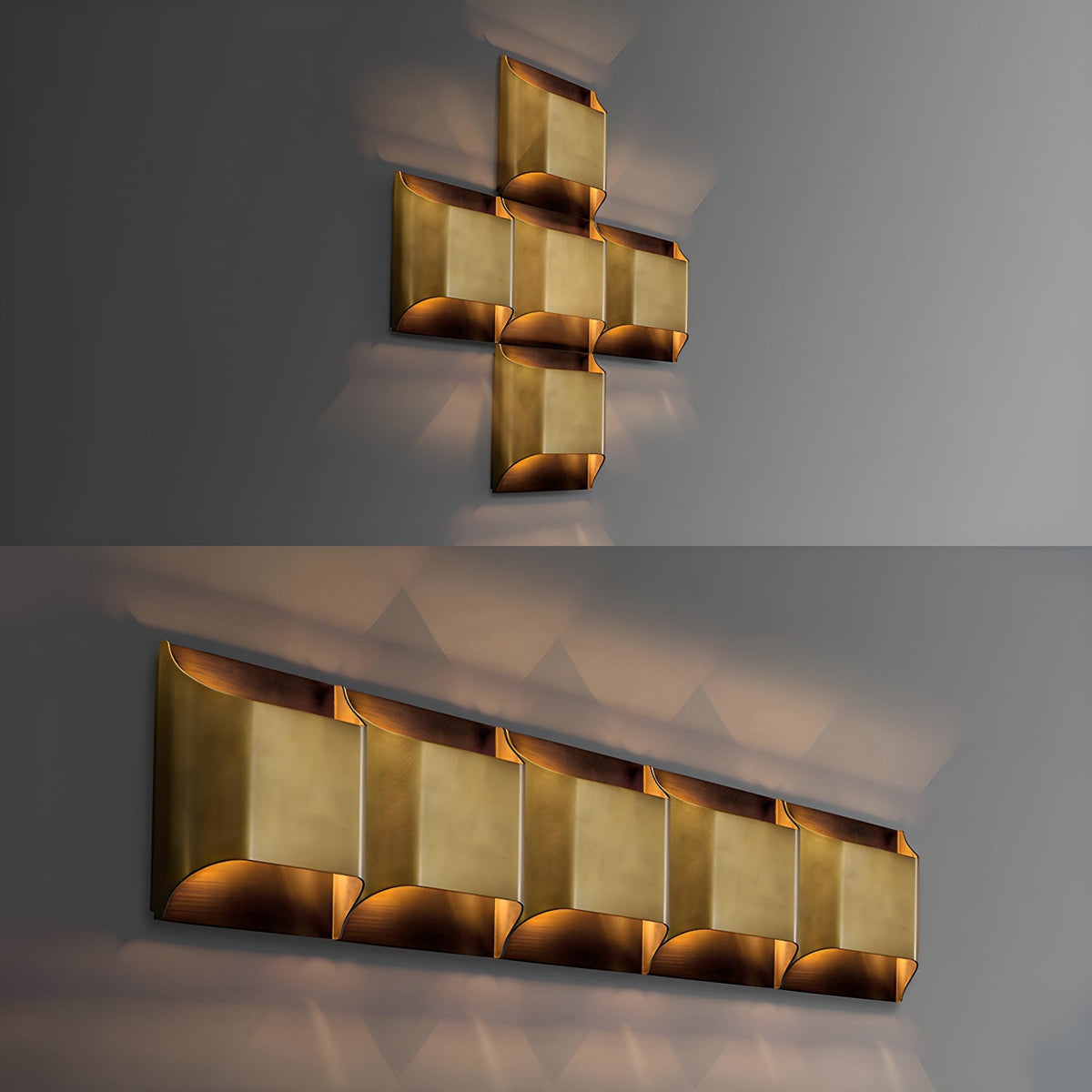 Leclerc Brass Wall Sconce – Handcrafted Solid Brass Lighting for Modern Interiors