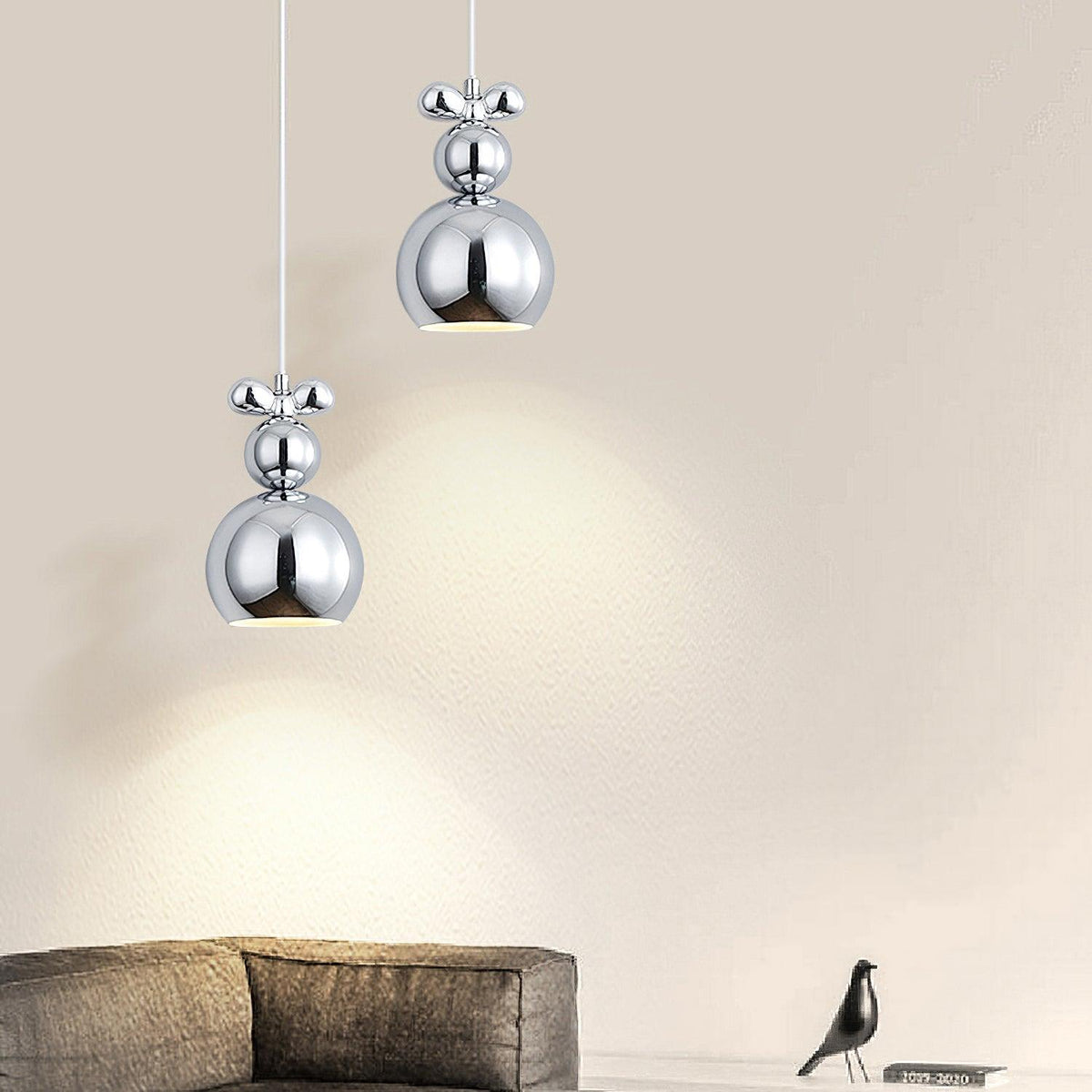 Laila Mini Pendant Light – Modern Acrylic & Metal Hanging Lamp for Bedroom, Dining, Kitchen