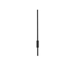 Leon Linear LED Wall Sconce in Black for Modern Interiors