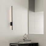Leon Linear LED Wall Sconce in Black for Modern Interiors