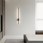 Leon Linear LED Wall Sconce in Black for Modern Interiors