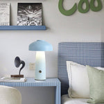 Leon Mushroom Built In Battery Table Lamp
