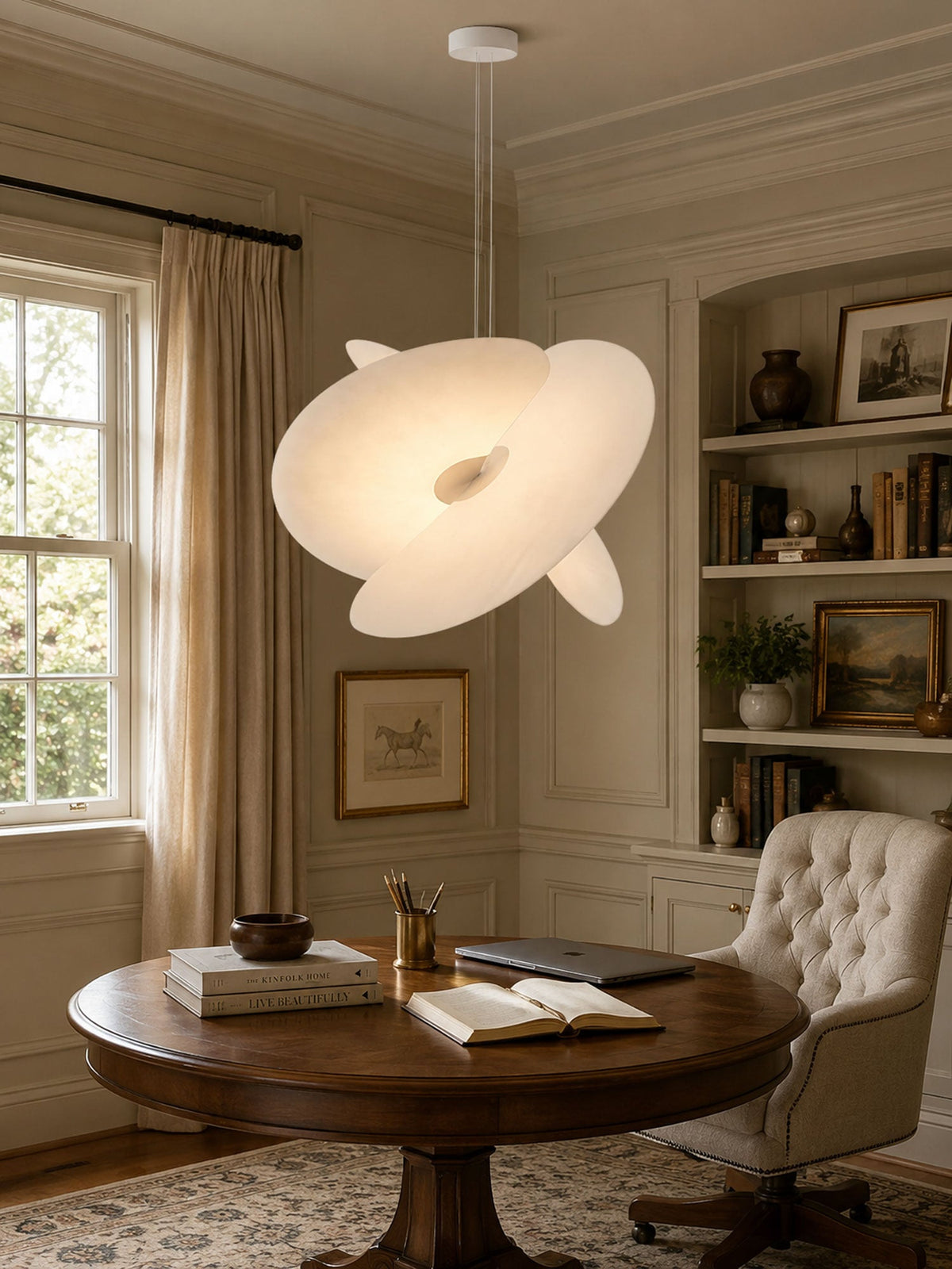 Modern Sail Pendant Light – Minimalist LED Ceiling Lamp for Dining Room & Living Room