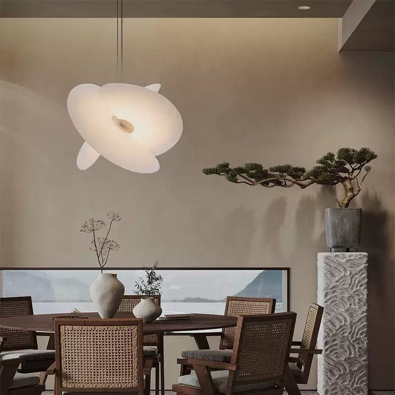 Modern Sail Pendant Light – Minimalist LED Ceiling Lamp for Dining Room & Living Room