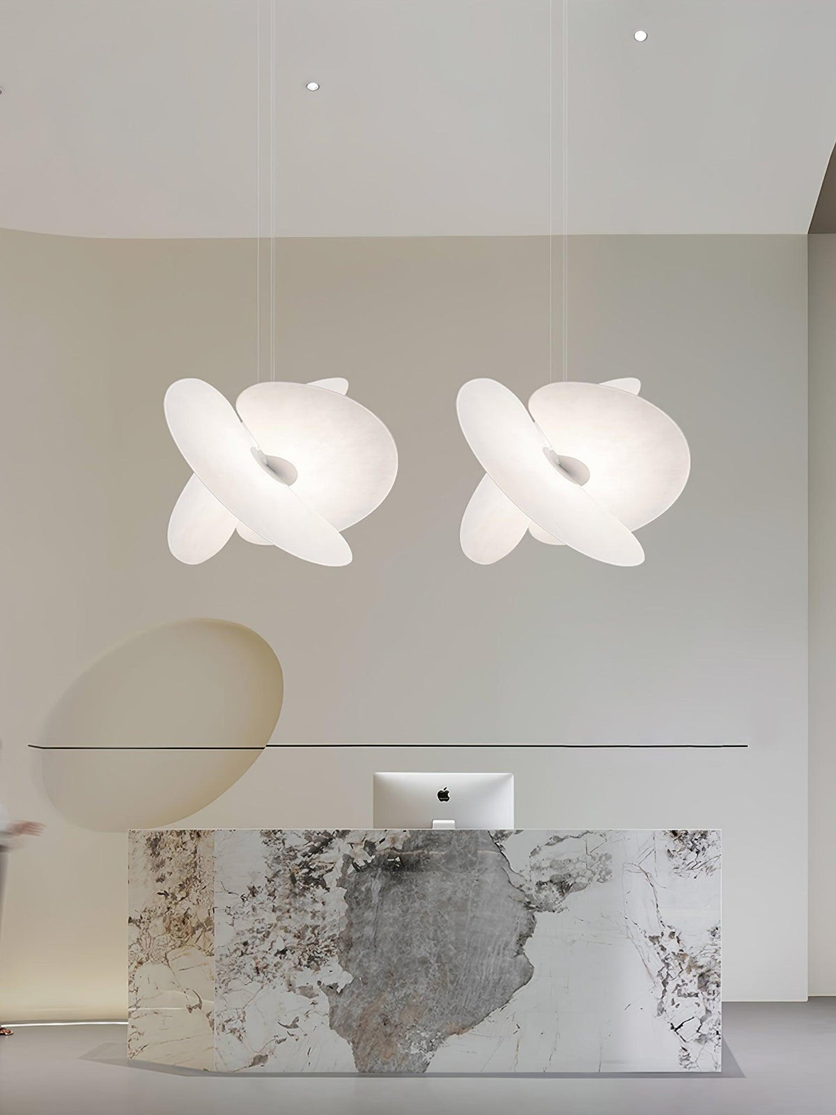 Modern Sail Pendant Light – Minimalist LED Ceiling Lamp for Dining Room & Living Room