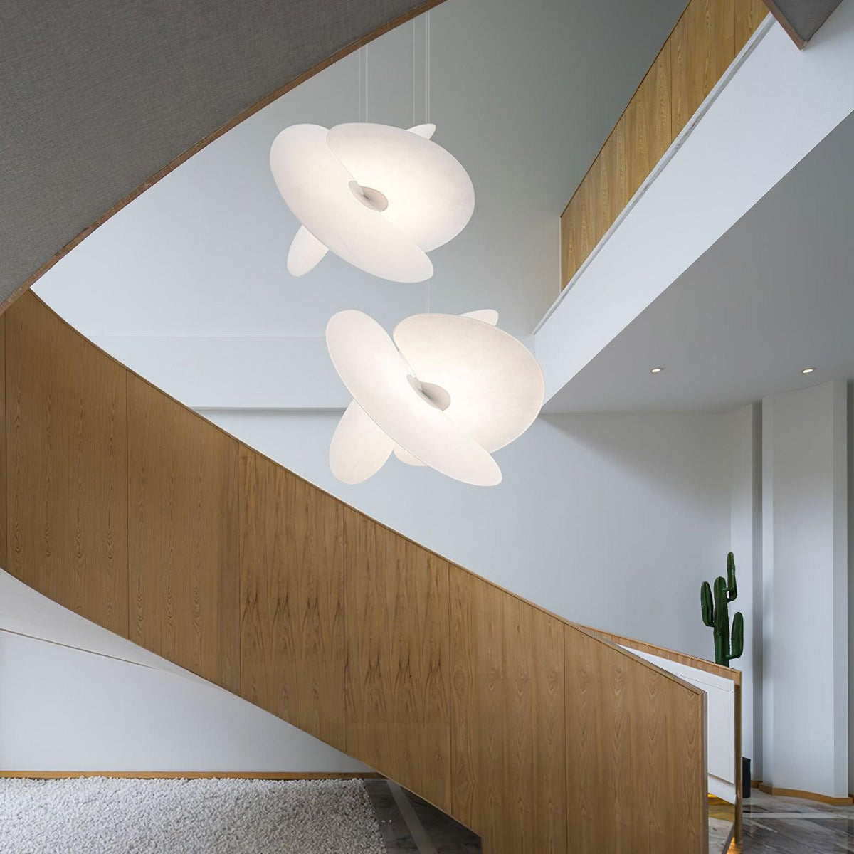 Modern Sail Pendant Light – Minimalist LED Ceiling Lamp for Dining Room & Living Room