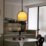 Levitation Dijkstra Pendant Light – Modern Wood & Glass Hanging Lamp for Dining Room, Kitchen Island, Bedroom
