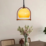 Levitation Dijkstra Pendant Light – Modern Wood & Glass Hanging Lamp for Dining Room, Kitchen Island, Bedroom
