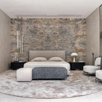 Lia Minimalist LED Pendant Light in Chrome and White