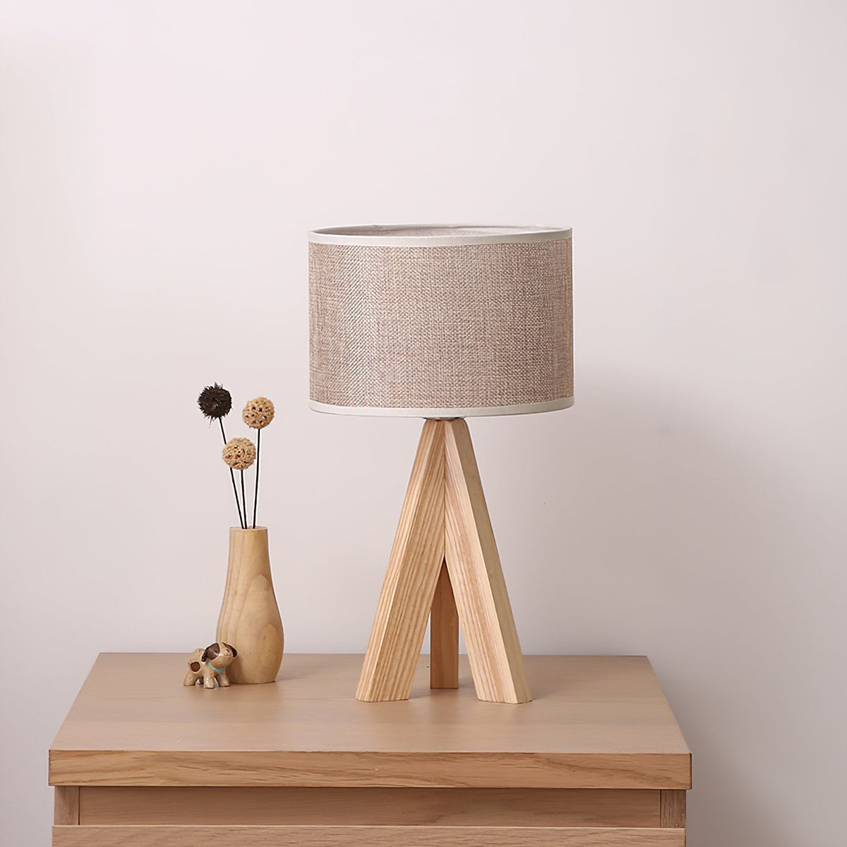 Lifland Solid Wood Table Lamp