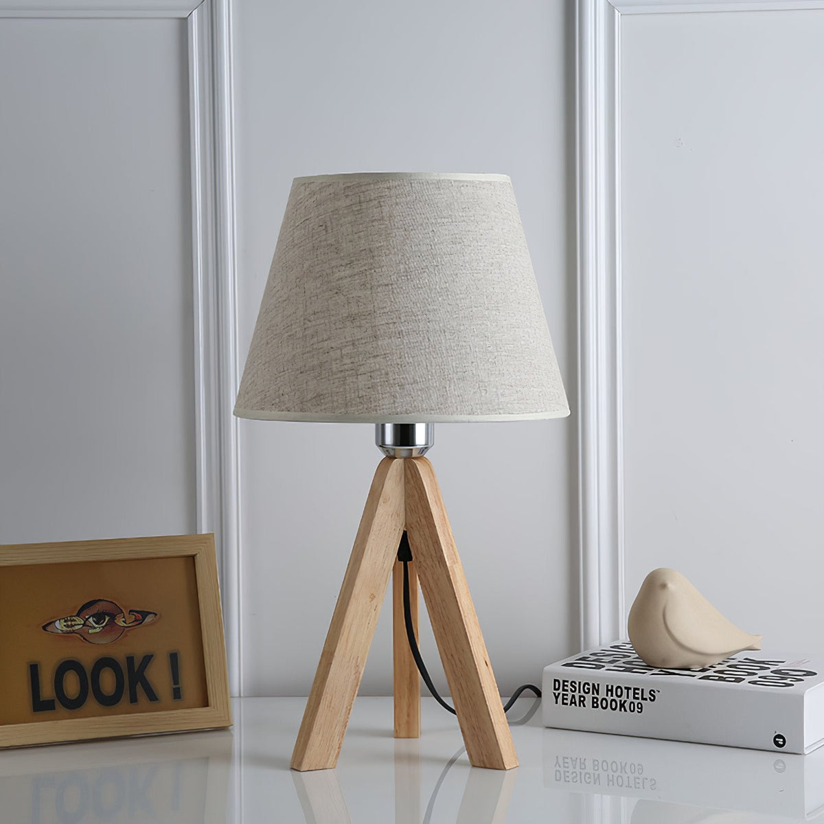 Lifland Solid Wood Table Lamp