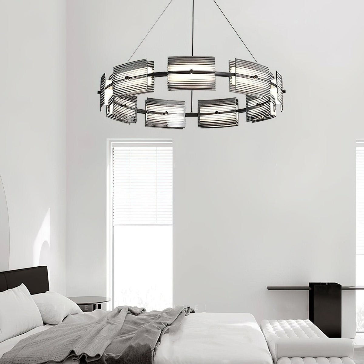 Light Luxury Geometric Chandelier