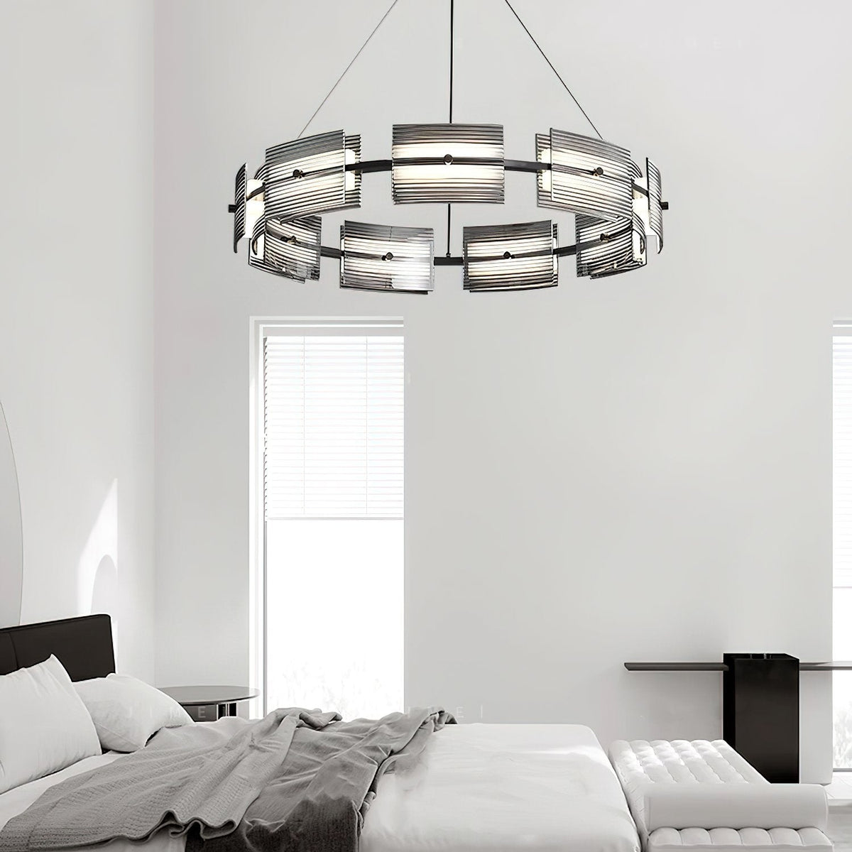 Light Luxury Geometric Chandelier