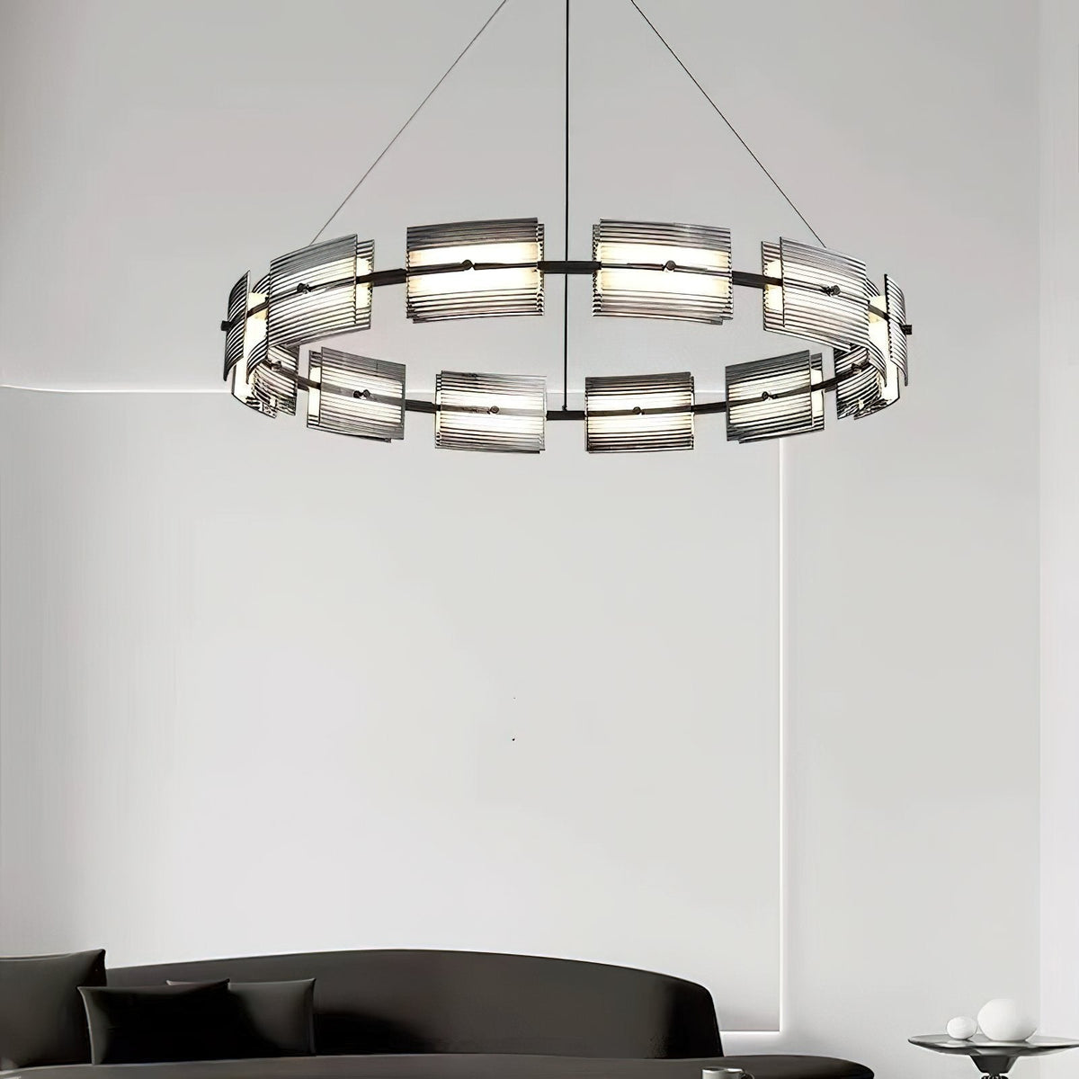Light Luxury Geometric Chandelier