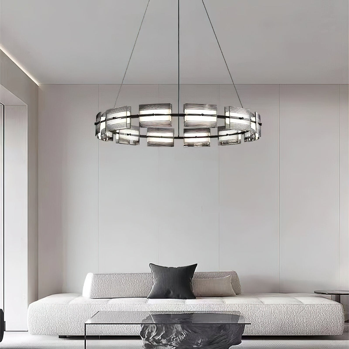 Light Luxury Geometric Chandelier