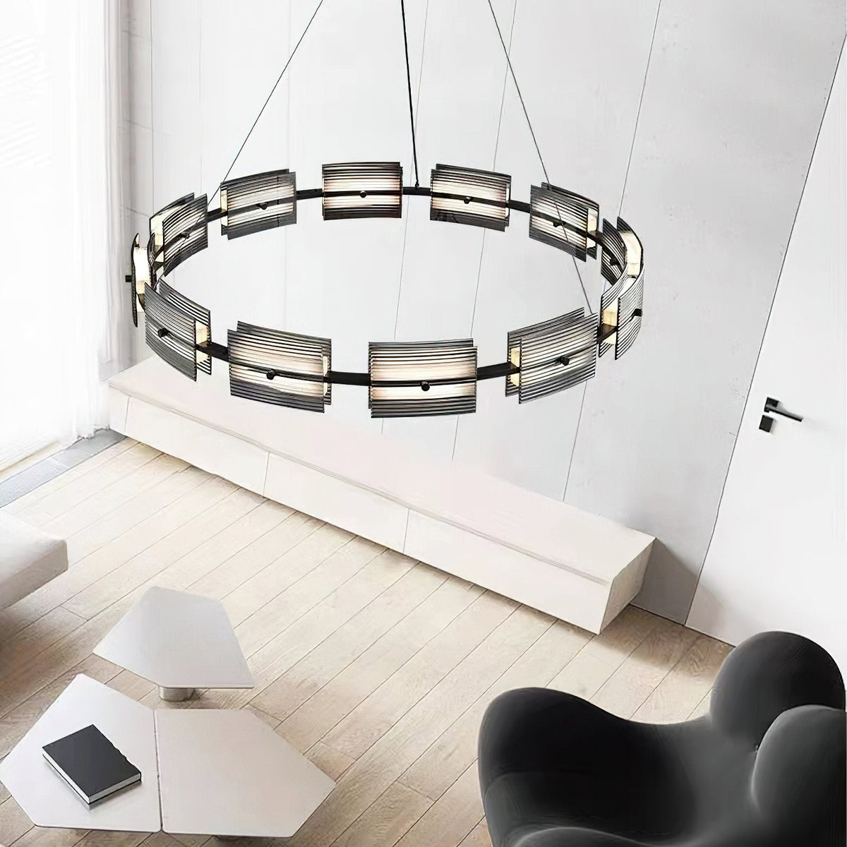 Light Luxury Geometric Chandelier