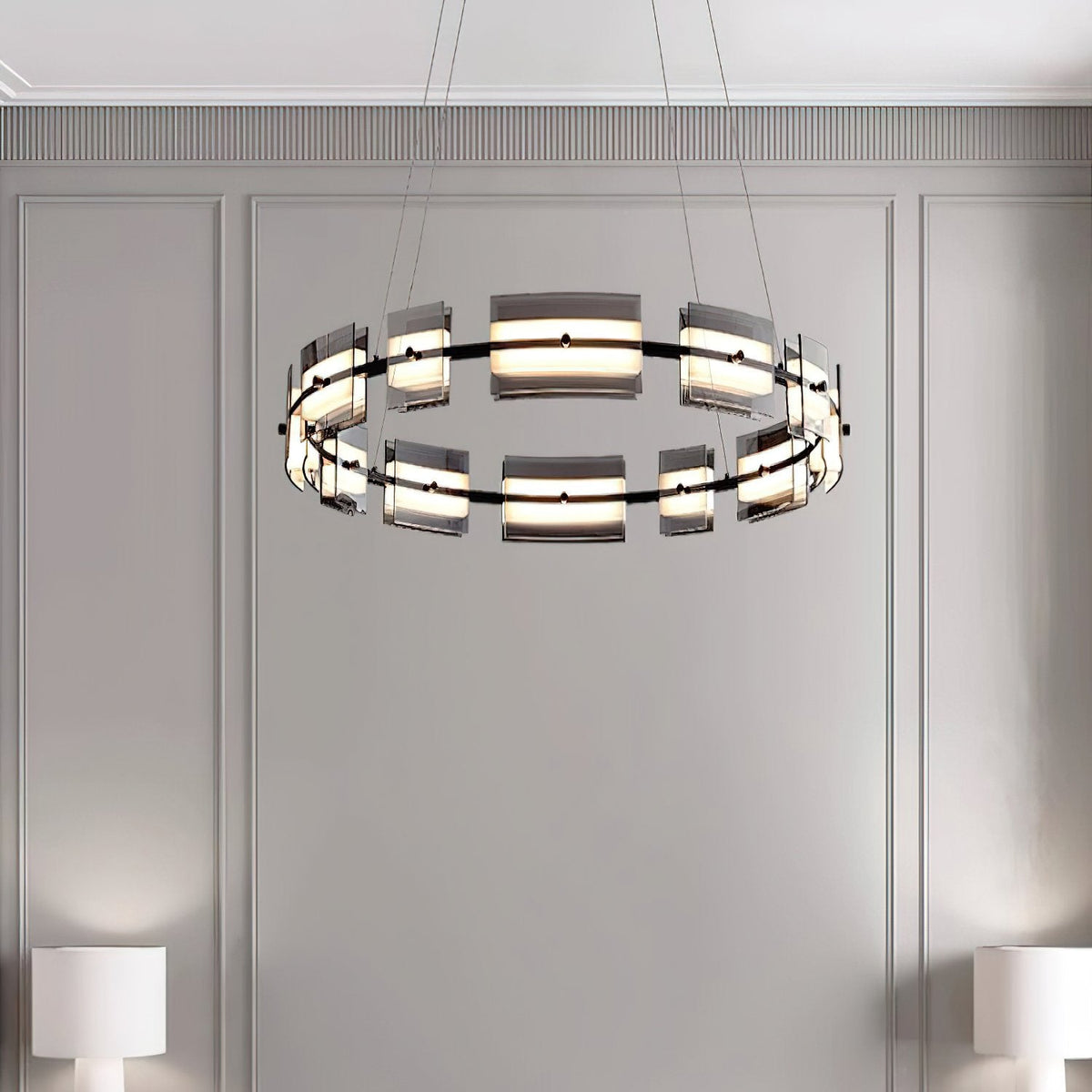 Light Luxury Geometric Chandelier