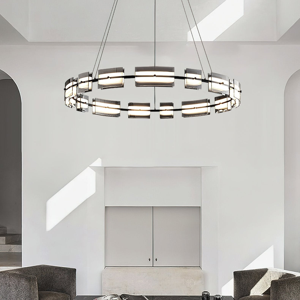 Light Luxury Geometric Chandelier