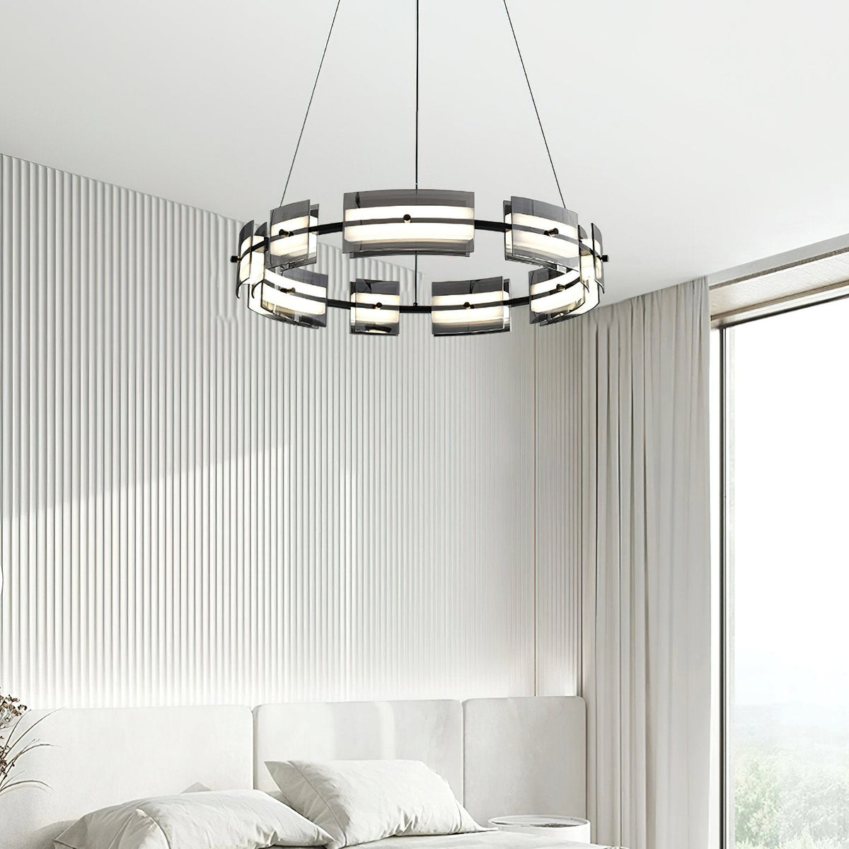 Light Luxury Geometric Chandelier