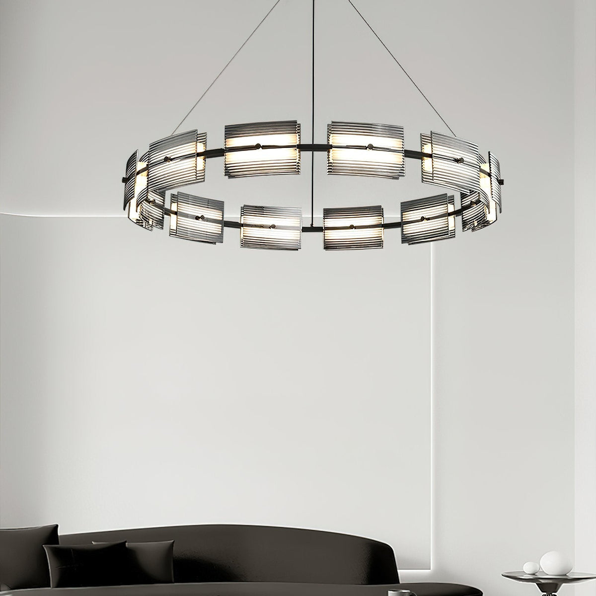 Light Luxury Geometric Chandelier