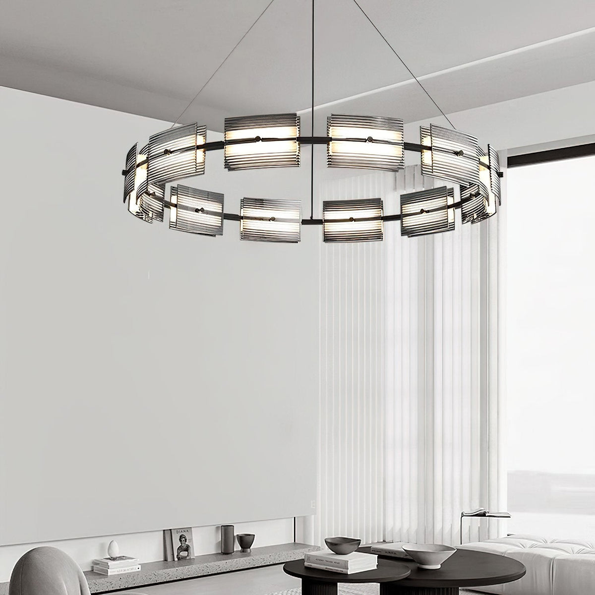 Light Luxury Geometric Chandelier
