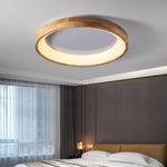 Ligna Square LED Ceiling Light in Wood and Acrylic
