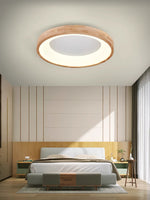 Ligna Square LED Ceiling Light in Wood and Acrylic