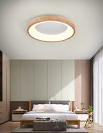 Ligna Square LED Ceiling Light in Wood and Acrylic
