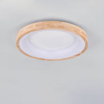 Ligna Square LED Ceiling Light in Wood and Acrylic
