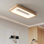 Ligna Square LED Ceiling Light in Wood and Acrylic