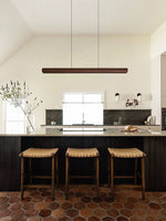 Lignar Beam Pendant Light – Modern Wood LED Linear Pendant Lamp
