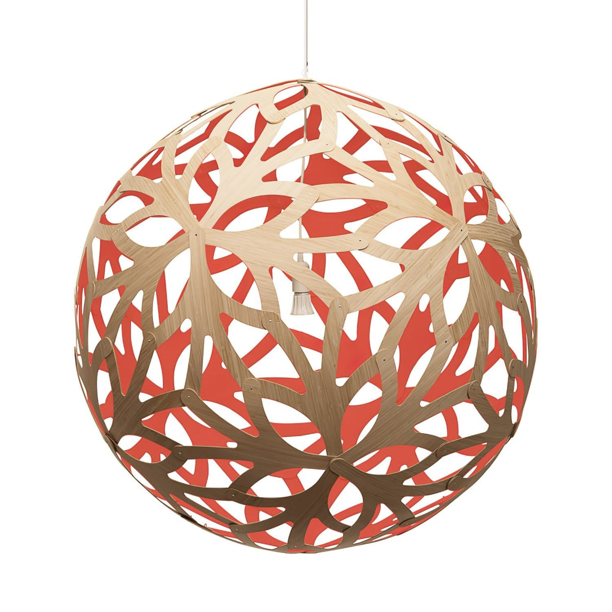 Ligno Sculptural Wood Pendant Light for Dining and Living Spaces