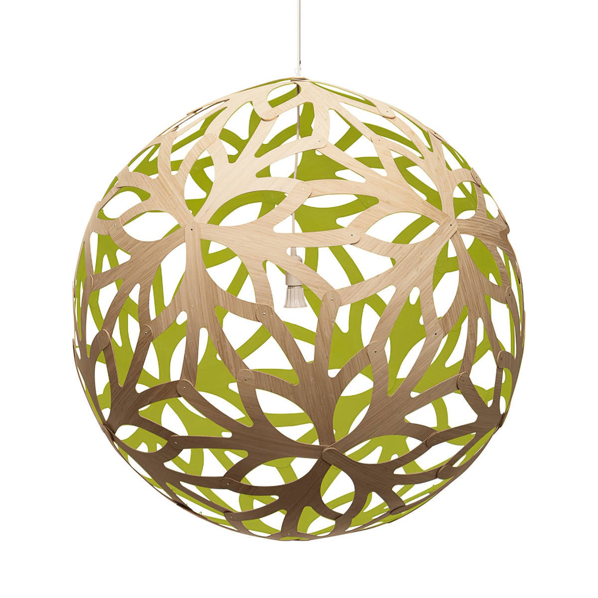 Ligno Sculptural Wood Pendant Light for Dining and Living Spaces
