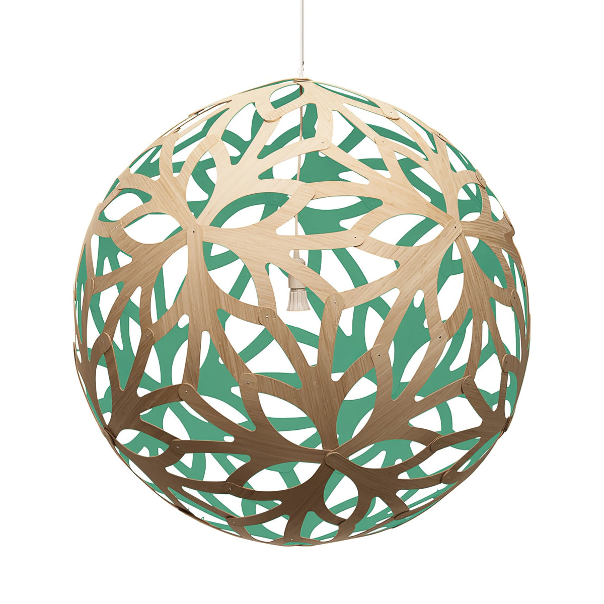 Ligno Sculptural Wood Pendant Light for Dining and Living Spaces