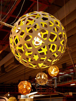 Ligno Sculptural Wood Pendant Light for Dining and Living Spaces