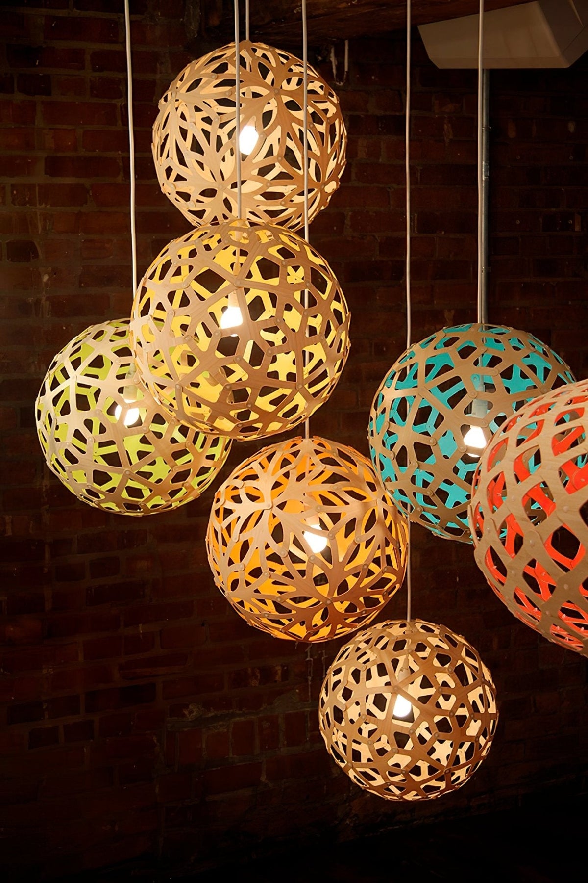 Ligno Sculptural Wood Pendant Light for Dining and Living Spaces