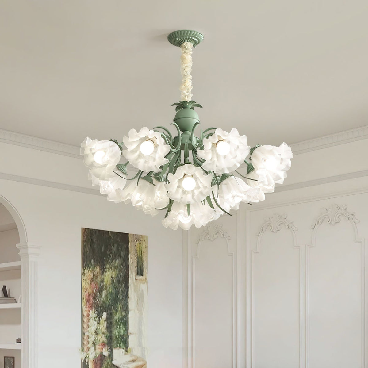 Lily Of The Valley Flower Chandelier