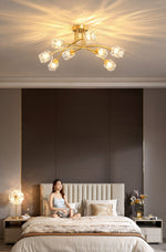 Lindby Crystal Ceiling Light