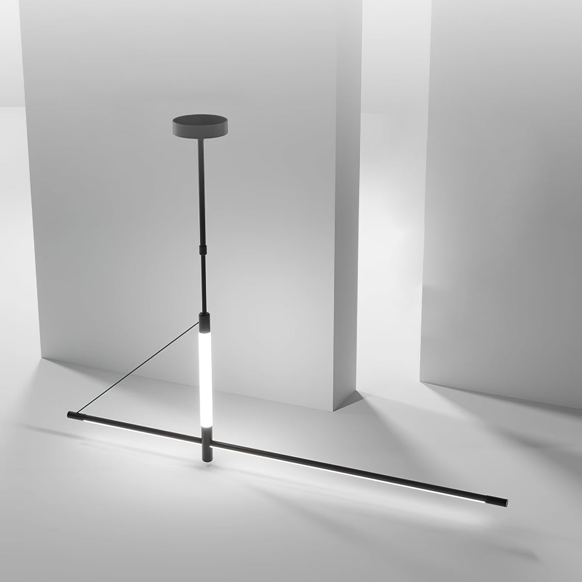 Linea Axis Modern Linear LED Pendant Light for Kitchen Island