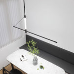 Linea Axis Modern Linear LED Pendant Light for Kitchen Island