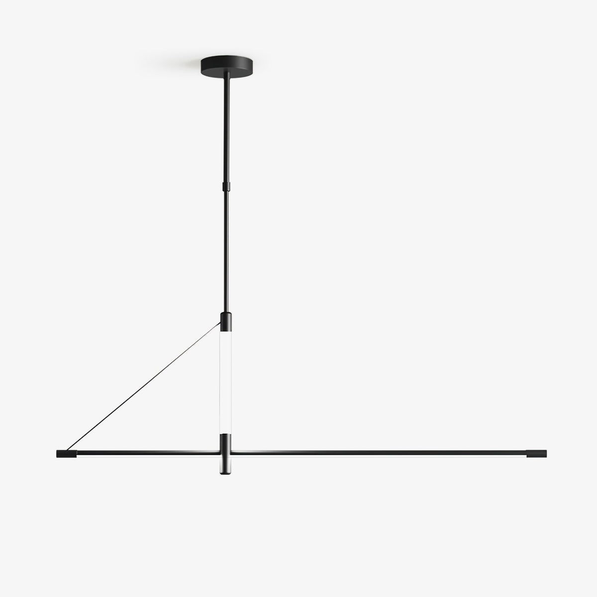 Linea Axis Modern Linear LED Pendant Light for Kitchen Island