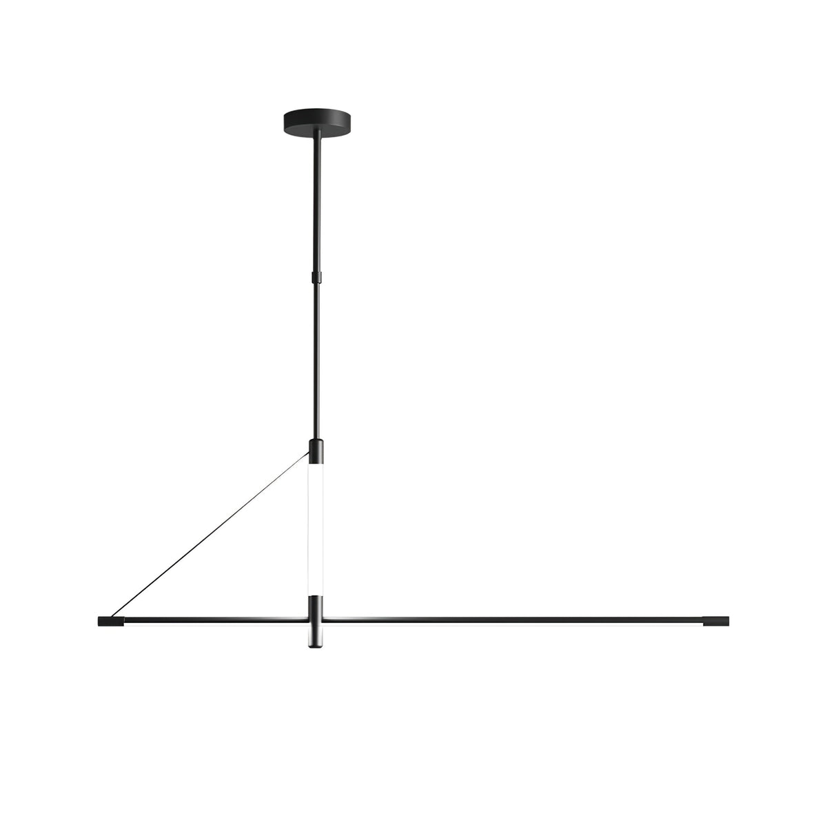 Linea Axis Modern Linear LED Pendant Light for Kitchen Island
